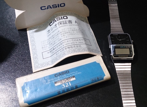 発送前にアルコールで洗浄しますレア Vintage Casio AB-200 アナログと